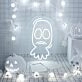 Sad Ghost LED Neon Sign