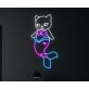Brighten Your Home, Office, or Party Ambiance with the Cat Mermaid Decor Led Sign – The Perfect Animal Lover Neon Light for Cat Mermaid Enthusiasts and Spa Settings.