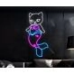 Brighten Your Home, Office, or Party Ambiance with the Cat Mermaid Decor Led Sign – The Perfect Animal Lover Neon Light for Cat Mermaid Enthusiasts and Spa Settings.