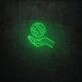 Holding The Earth LED Sign