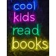 Brighten Your Reading Nook and Celebrate Literacy in Style with the Cool Kid Read Book Led Neon Sign - Perfect for Bedrooms, Libraries, and Book-Themed Events.
