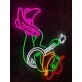 Brighten Up Your Space: From Home Bars to Western Theme Parties with Cowboy Frog Playing Guitar Led Neon Sign Custom Cowboy Neon Light Cowboy Decor.