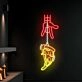 Brighten Up Your Space: Perfect for Parties, Home Kitchens, or Pizza Shops with Custom Pizza Led Sign Pizza Restaurant Logo Home Room Decor Restaurant Decor.
