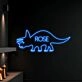 Brighten Your Child's Room or Enliven Birthday Celebrations with the Versatile Dinosaur Led Sign Custom Name Children Neon Light.