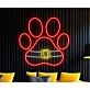 Bring Festive Joy to Your Home or Office with the Dog Paw Christmas Belt LED Neon Sign – Perfect for Holiday Decor and Celebrations