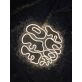 Elevate Your Decor: Fck Off Custom Text Quote LED Neon Sign for Bars, Home Ambiance, and Bold Office Statements