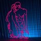 Add a vibrant vibe to your bar, gym, or wedding with the Gay Club Bar Gay Body Hanging Led Neon Sign Light.