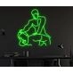 Brighten Your Bar, Wedding, or Party Ambiance with the Gay Couple Making Love Gay Club Body Hanging LED Neon Sign.