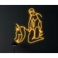 Brighten Up Your Home, Bar, or Wedding with a Gay Couple Making Love Led Neon Sign Light: A Symbol of Love and Inclusion.