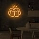Beer Cheers LED Sign