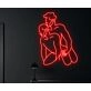 Enhance Your Space: Gay Couple Naked Male Led Neon Sign Perfect for Bars, Gay Clubs, Home Décor, and LGBTQ+ Events