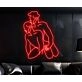 Enhance Your Space: Gay Couple Naked Male Led Neon Sign Perfect for Bars, Gay Clubs, Home Décor, and LGBTQ+ Events