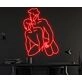 Enhance Your Space: Gay Couple Naked Male Led Neon Sign Perfect for Bars, Gay Clubs, Home Décor, and LGBTQ+ Events