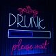 Brighten Up Your Bar, Man Cave, or Bachelorette Party with Getting Drunk Please Wait Led Neon Sign Custom Text Quote Neon Led Sign.