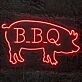 Add a Sizzling Touch to Your BBQ Nights, Parties, and Restaurant Ambiance with the Custom Grill BBQ Neon Light.