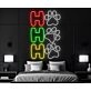 Brighten Your Festivities: Perfect for Home Decor, Office Sparkle, and Holiday Parties with Hohoho Paw Dog Led Neon Sign Hohoho Christmas Led Sign Merry Christmas Neon Light.