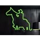 Add a Western Flair to Your Space: Howdy Cowboy Riding Horse Led Neon Sign Perfect for Home Decor, Bars, and Themed Parties