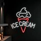 Add a Sweet Glow to Your Space: Ice Cream Neon Led Light, Perfect for Cafés, Dessert Parlors, and Playful Home Decor.