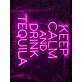 Brighten Your Bar, Club, or Home with the Keep Calm And Drink Tequila Restaurant Decor Bar Club Deco LED Neon Sign, Perfect for Parties and Weddings.
