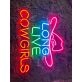 Long Live Cowgirl Led Neon Sign Texas Cowgirl Neon Led Sign