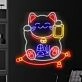 Lucky Cat Japanese Led Neon Sign Cat Led Light