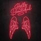 Hello Beautiful Angel Wings LED Sign