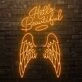 Hello Beautiful Angel Wings LED Sign
