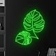 Monstera Leaf Led Neon Sign Art Deco Green Leaf