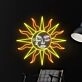 Moon And Sun Led Neon Sign Moon And Sun Neon Light Moon Lover Led Sign