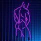 Naked Man Led Neon Sign Gay Body Club Neon Led Sign