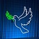 Peace Dove Animal Led Light Restaurant Room Decor Bar Club Decor
