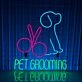 Pet Grooming Led Neon Sign Animal Lover Dog Cat Spa Led Light