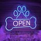 Pet Spa Open Grooming Led Neon Sign Animal Lover Neon Light