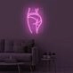Peachy Bum LED Sign