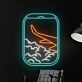 Plane Window View Cloud Led Neon Sign Custom View Cloud Led Sign