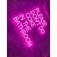 Please Dont Do Coke In The Bathroom Led Neon Sign Custom Text Quote Neon Led Sign