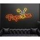 Popcorn Logo Led Neon Sign Decor Popcorn National Day Theater Movie Led Wall Deco