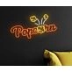 Popcorn Logo Led Neon Sign Decor Popcorn National Day Theater Movie Led Wall Deco