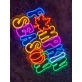 Pumpkin Season Led Neon Sign Hello Fall Neon Led Sign Light Pumpkin Wall Sign