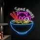 Ramen Neon Led Sign Ramen Japanese Logo Decor Ramen Hanging Led Neon Sign