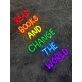 Read Book And Change The World Led Neon Sign