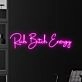 Rich Bitch Energy Led Neon Sign Custom Text Quote Neon Led Sign