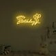 Happy Birthday Neon Sign