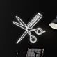 Scissors And Comb Neon Led Sign Welcome Spa Logo Deco Barber Led Neon Light
