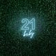 Twenty One Baby LED Neon Sign