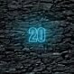 Number Twenty LED Sign
