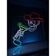 Skeleton Cowboy Drinking Tequila Led Neon Sign