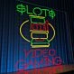 Slots Video Gaming Arcade Bar Hanging Led Neon Sign