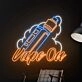 Smoking Machine Led Sign Wall Led Art