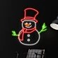 Snowman Christmas Led Neon Sign Christmas Led Sign Christmas Neon Light Christmas Decor
